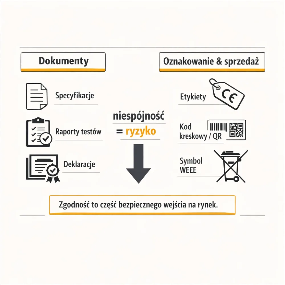 Riziko nesouladu mezi dokumenty oznacenim a moznosti prodeje