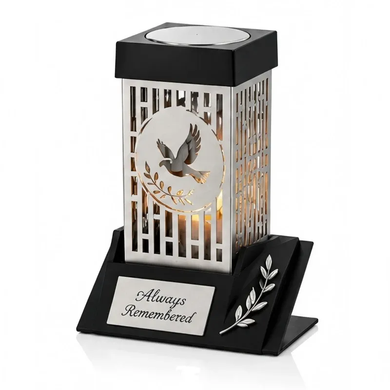 Solární hřbitovní svíčka a dekorativní základna pro B2B výrobu